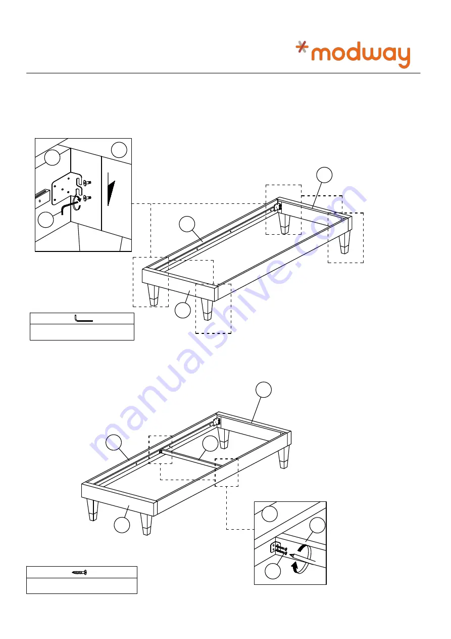 modway MOD-6268 Quick Start Manual Download Page 3