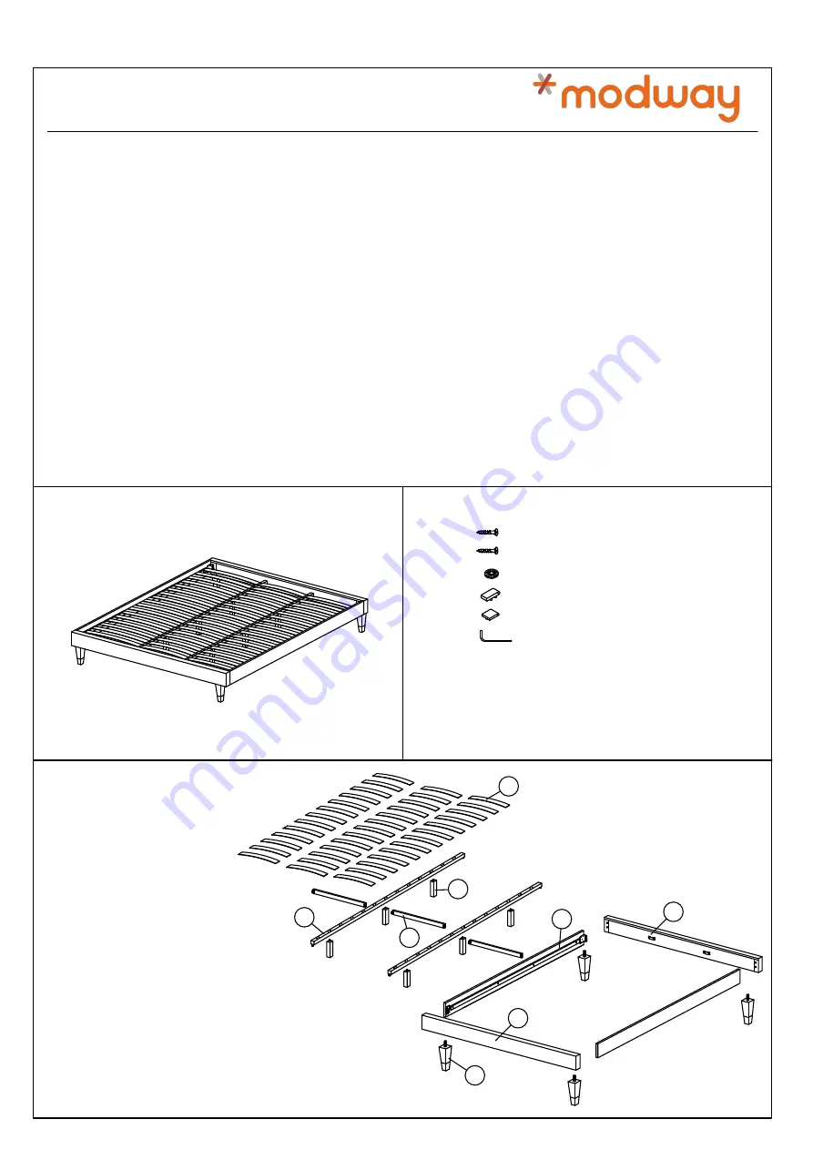 modway MOD-6271 Quick Start Manual Download Page 1