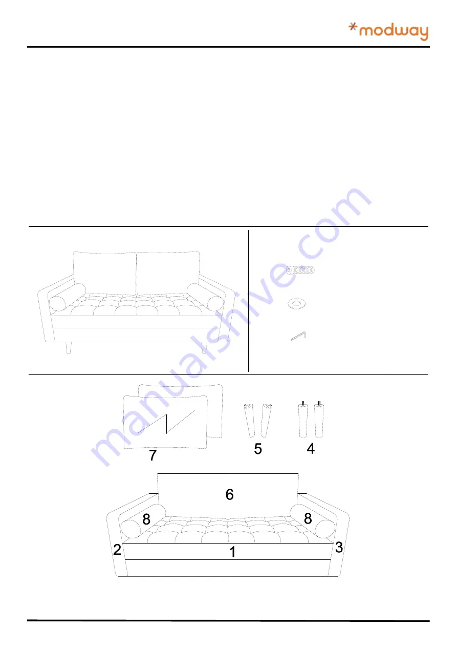 modway Valour EEI-4004 Manual Download Page 1