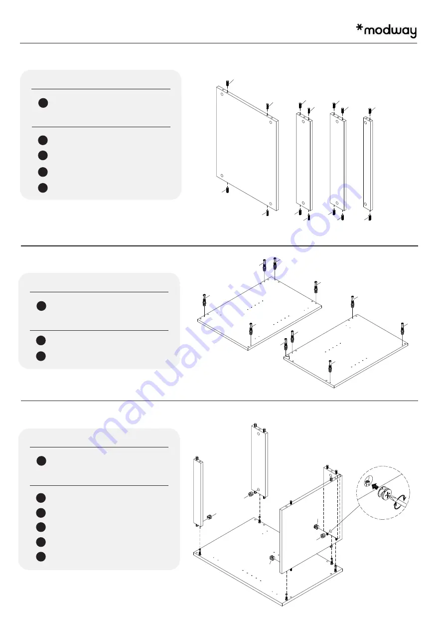 modway Vitality EEI-5556 Assembly Instructions Manual Download Page 3