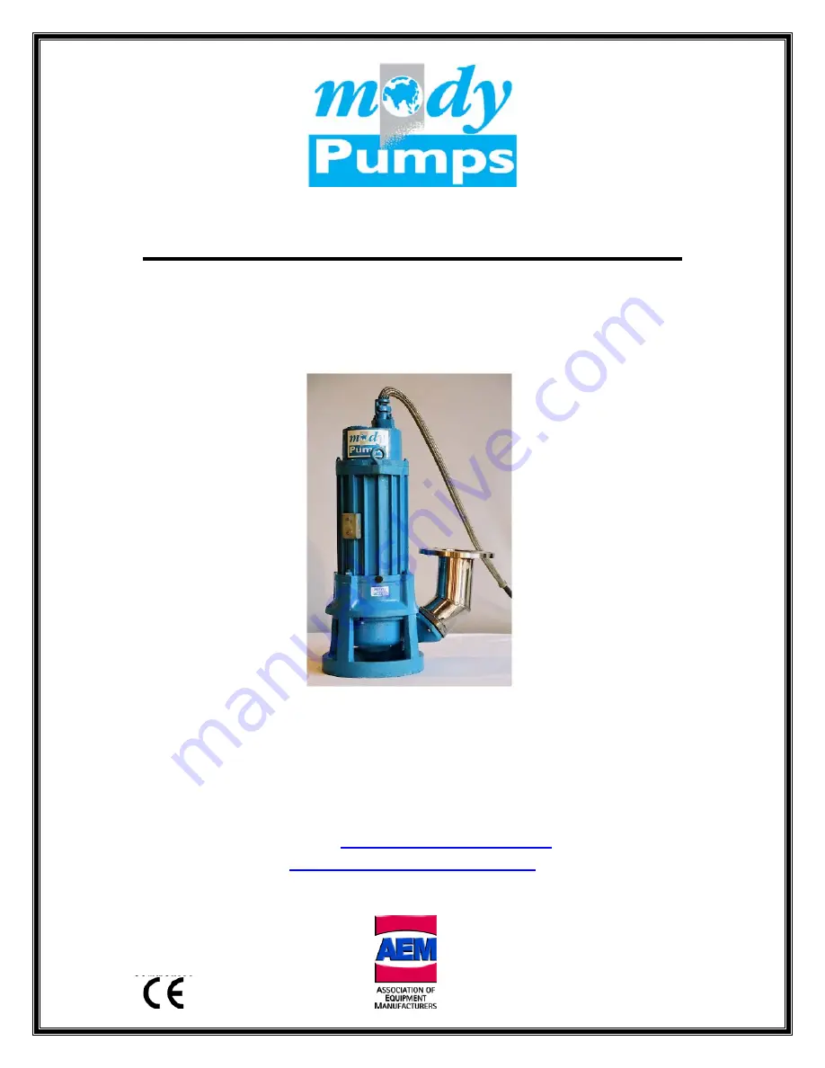 Mody Pumps NC 06360-M Скачать руководство пользователя страница 1