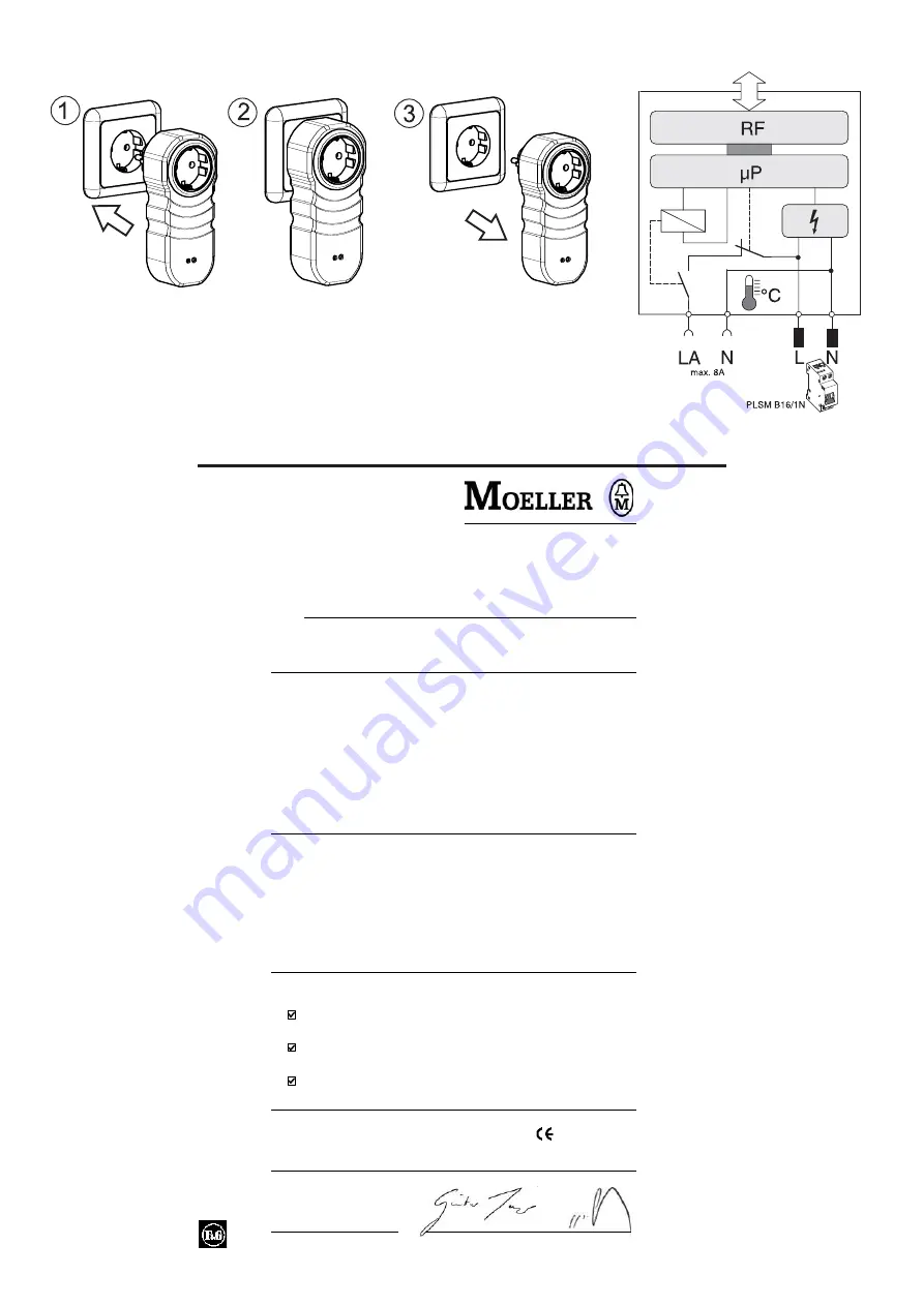 Moeller Xcomfort CSAP-01/0 Series Assembly Instructions Download Page 2