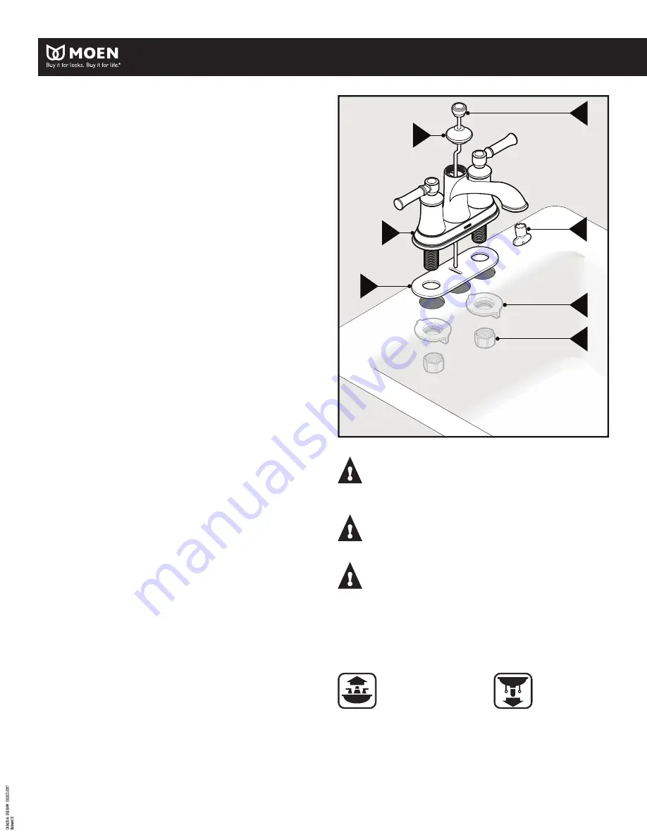 Moen 6802 Series Скачать руководство пользователя страница 2