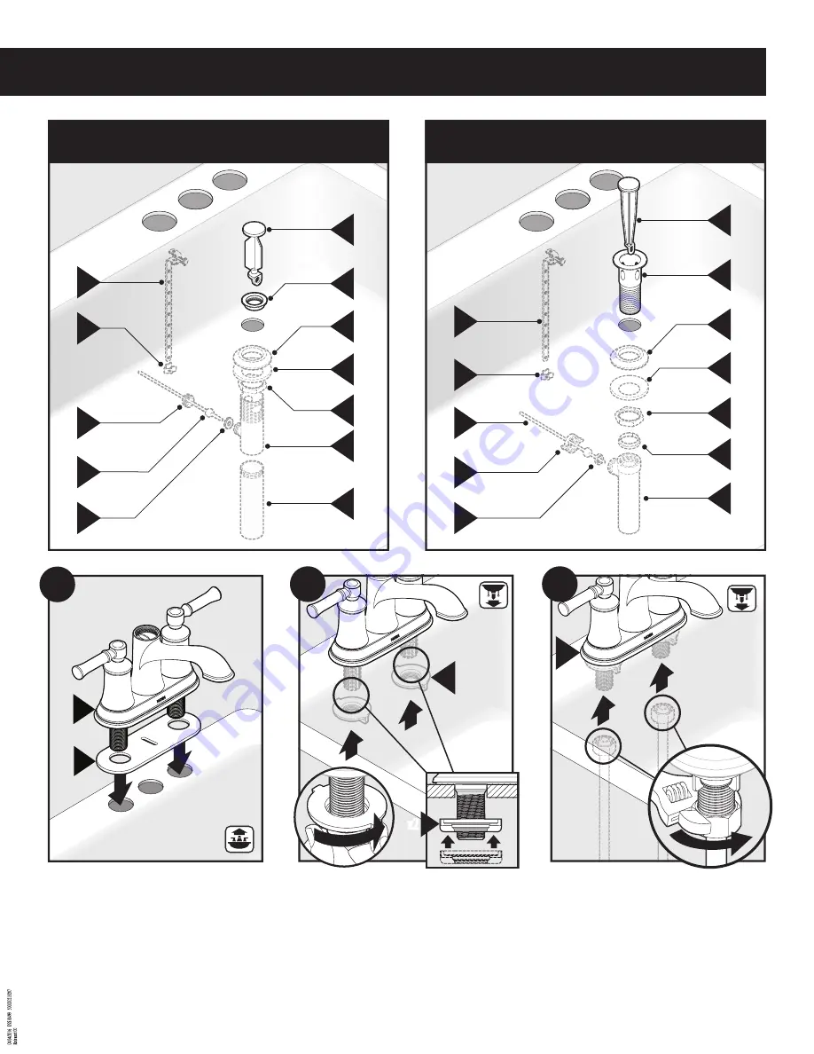 Moen 6802 Series Installation Manual Download Page 3