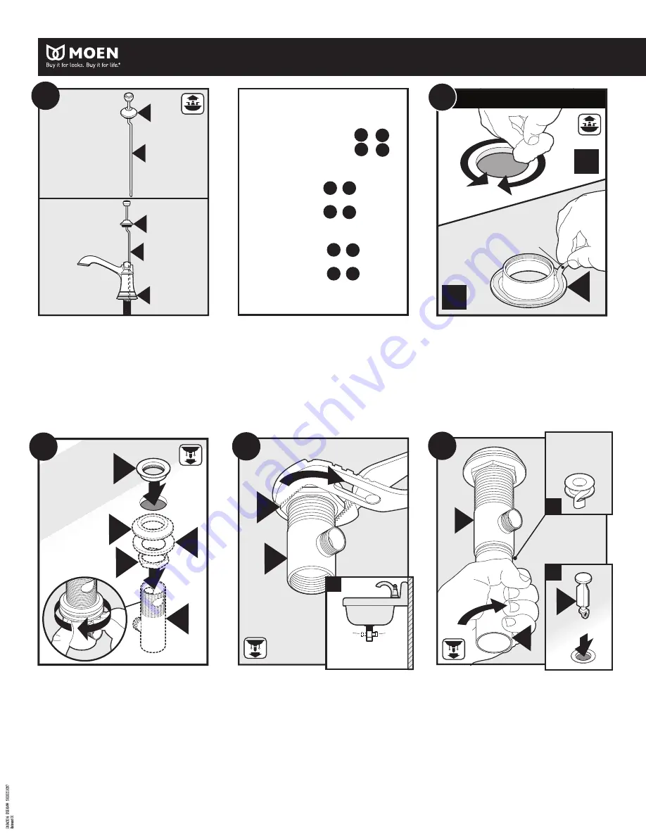 Moen 6802 Series Скачать руководство пользователя страница 4