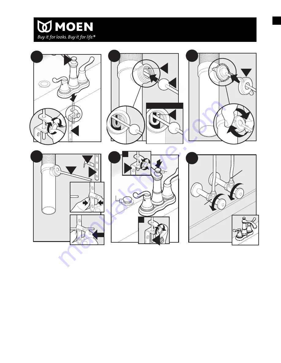 Moen 84439 Series Скачать руководство пользователя страница 5