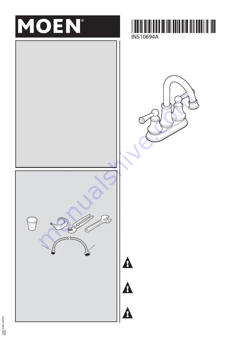 Moen 84660SRN Скачать руководство пользователя страница 1