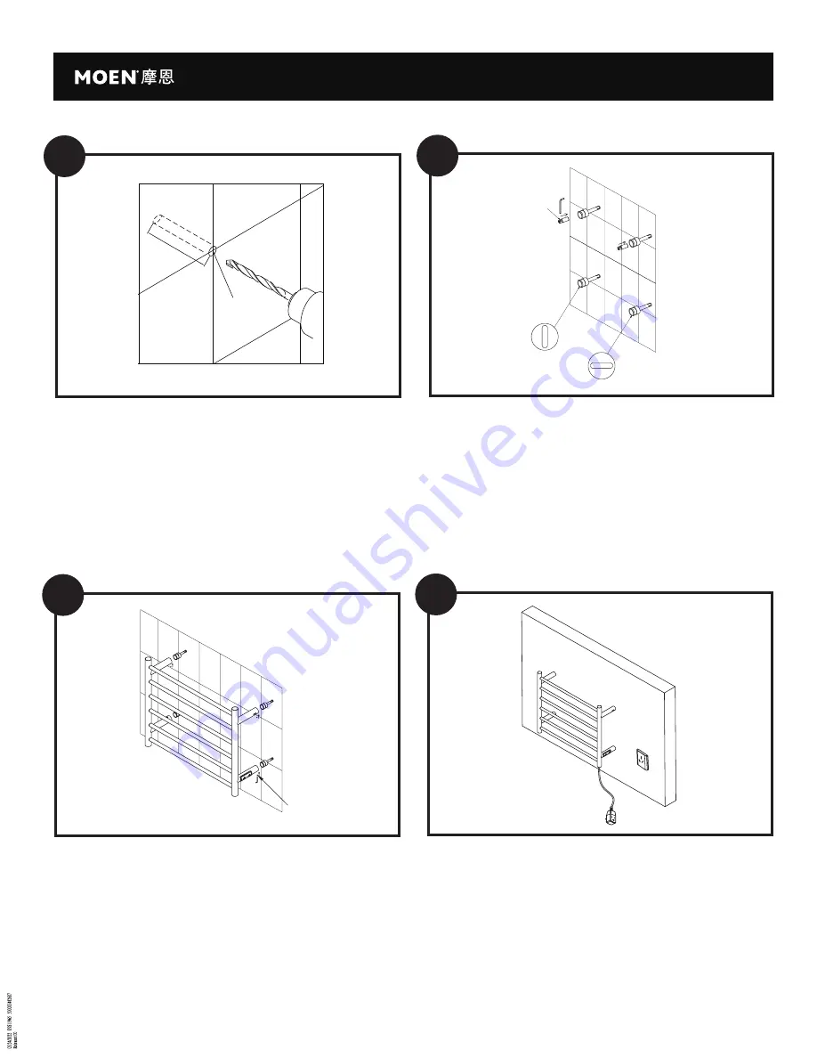 Moen ACC2503 Installation Instructions Manual Download Page 4