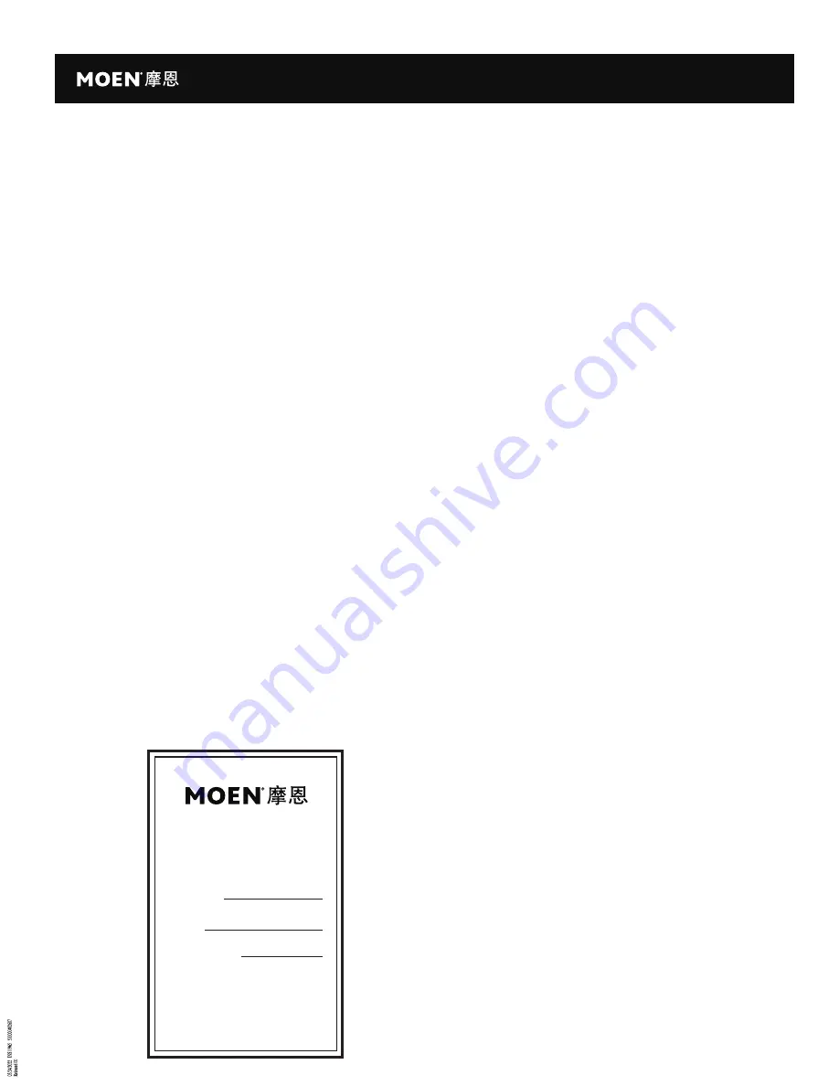 Moen ACC2503 Installation Instructions Manual Download Page 6