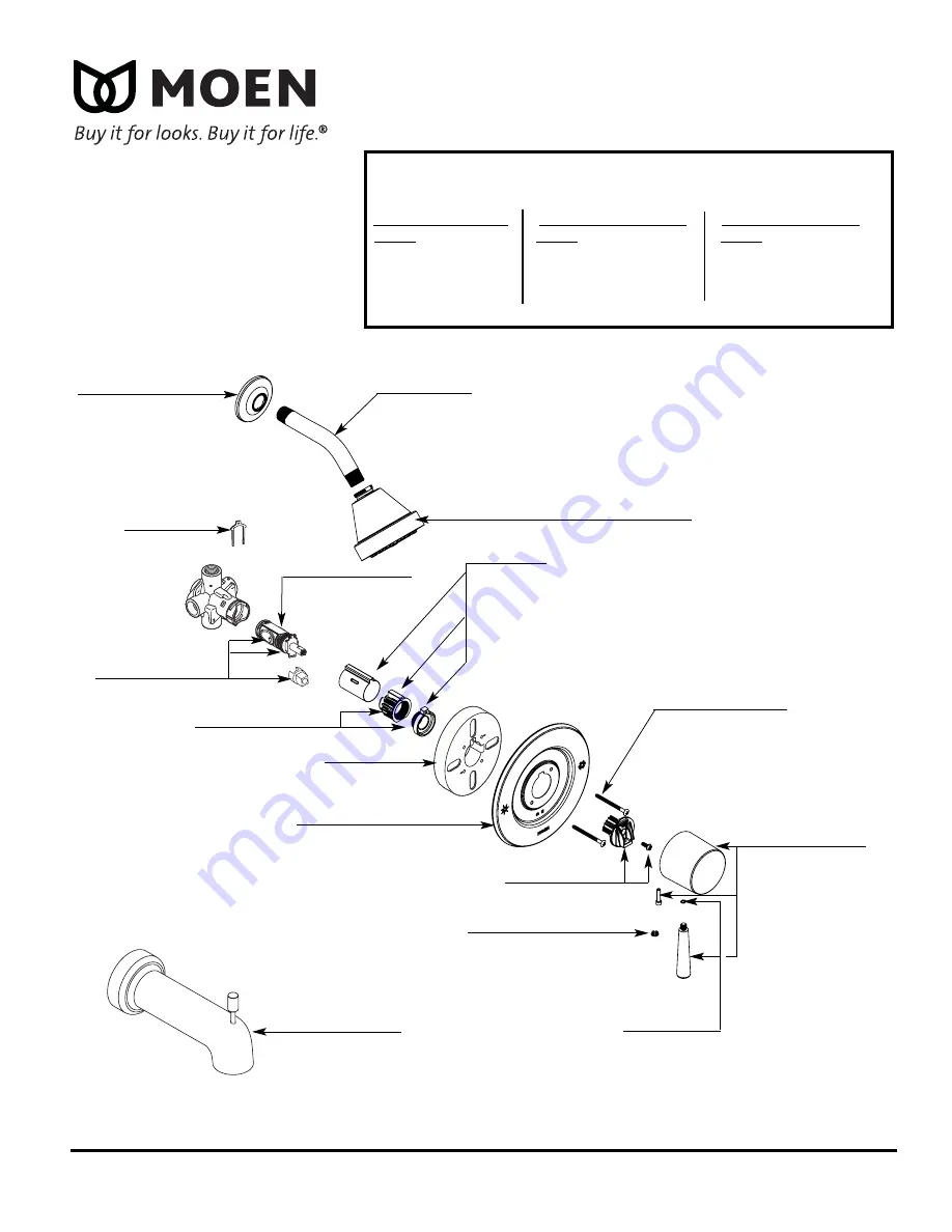 Moen Brushed Nickel T2703BN Скачать руководство пользователя страница 1