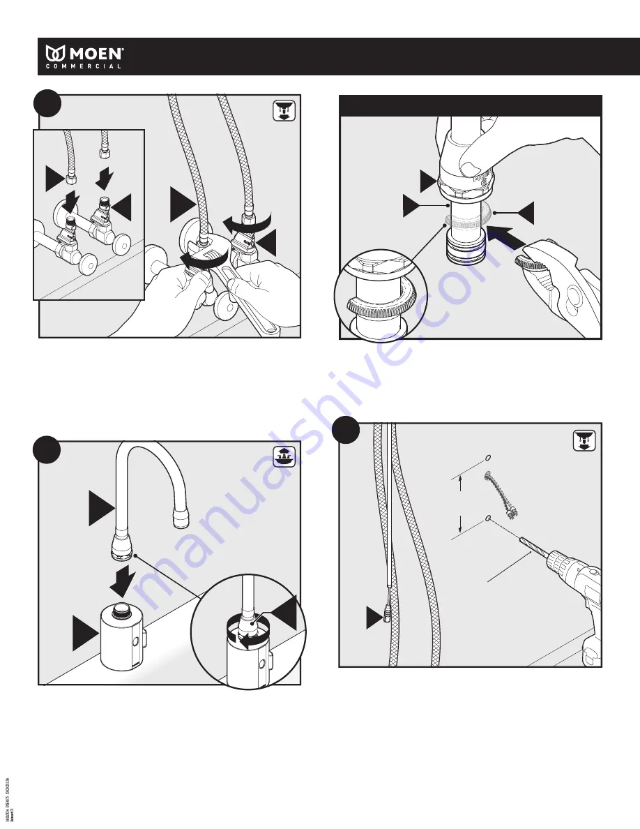 Moen CA8303 Installation Manual Download Page 4