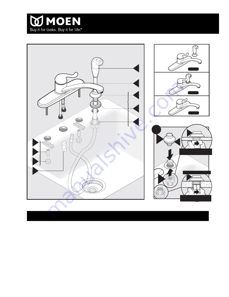 Moen CA87482 Series Manual Download Page 2