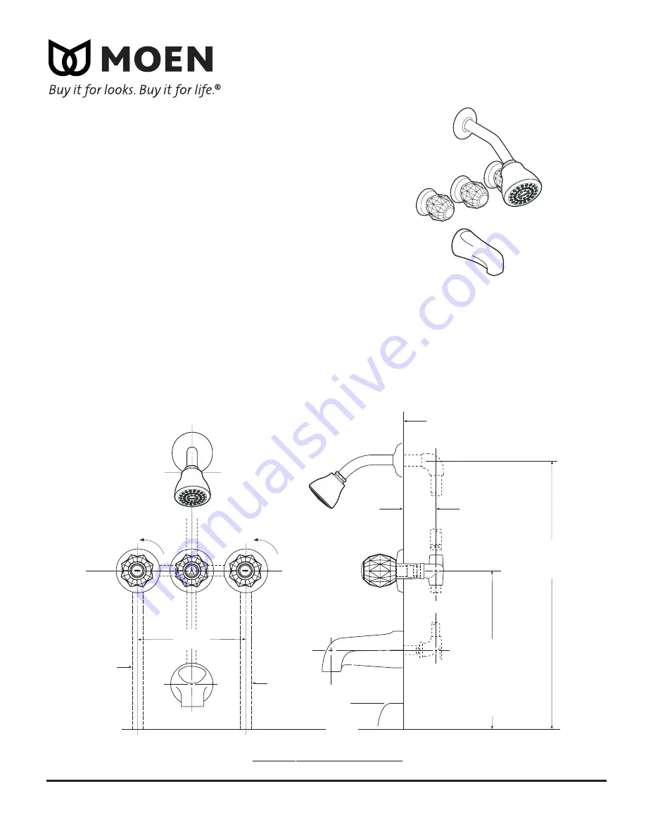 Moen Chateau 2995 Specifications Download Page 1