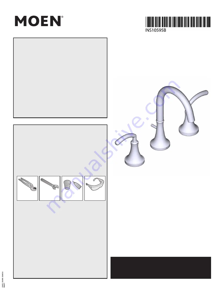 Moen Colinet TS44102BG Manual Download Page 1