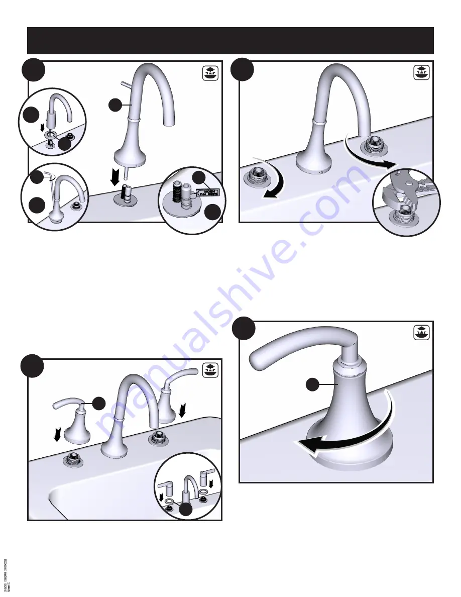 Moen Colinet TS44102BG Manual Download Page 3