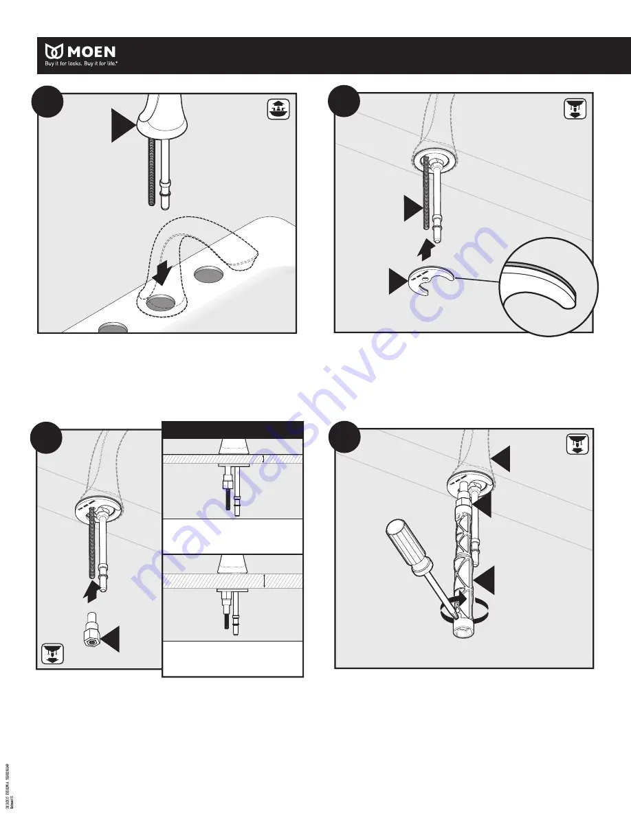 Moen INS10391A Скачать руководство пользователя страница 4