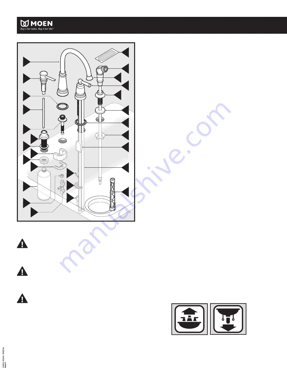 Moen INS10439A - 6/16 Скачать руководство пользователя страница 2