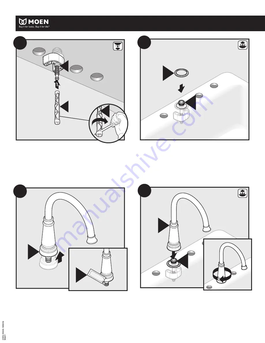 Moen INS10439A - 6/16 Скачать руководство пользователя страница 4