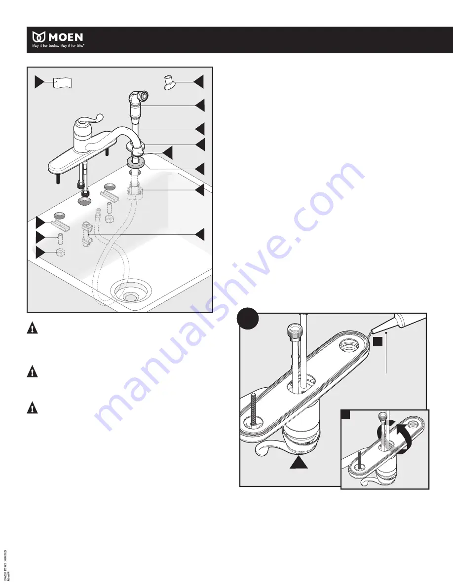 Moen INS10671 Installation Manual Download Page 2