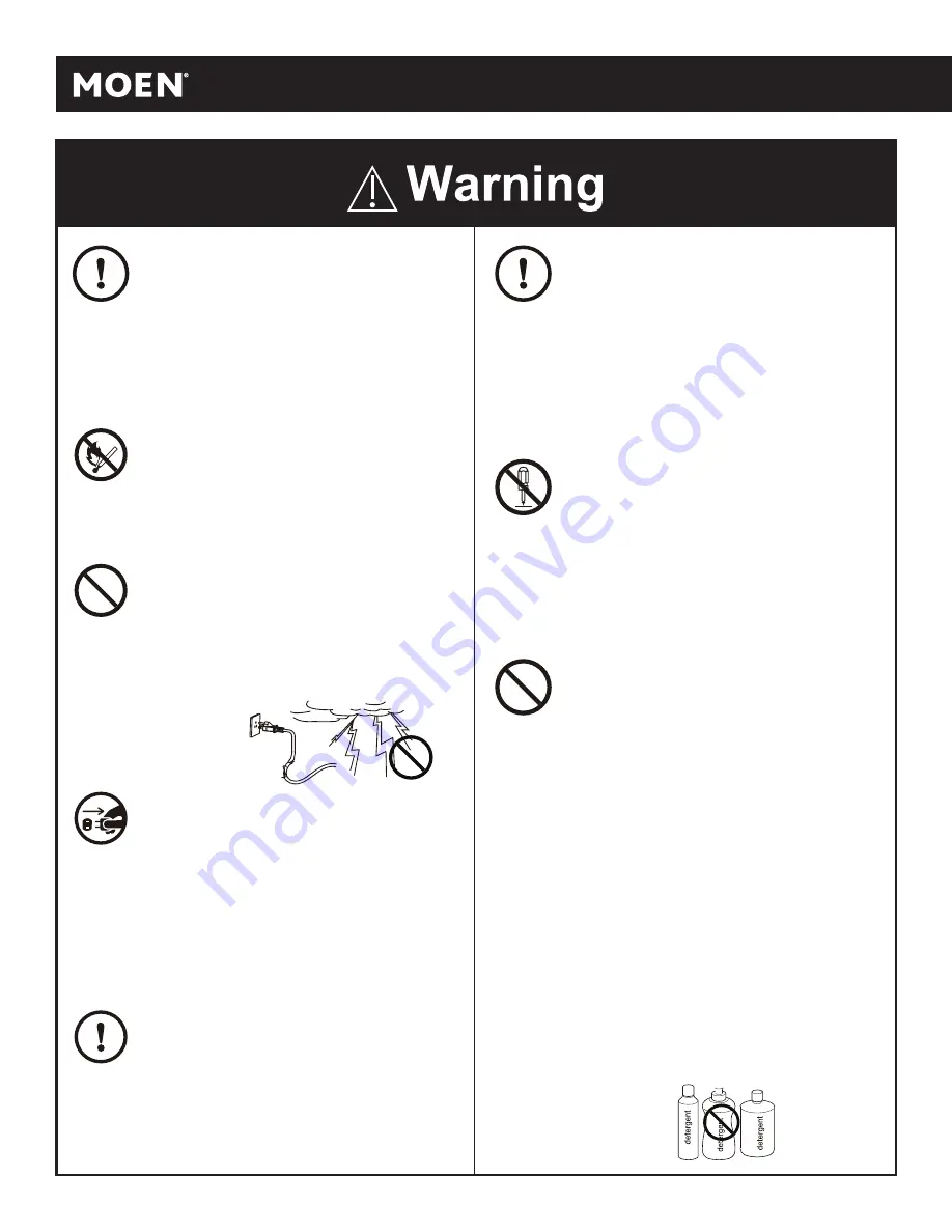 Moen INS11010B Installation Manual Download Page 8