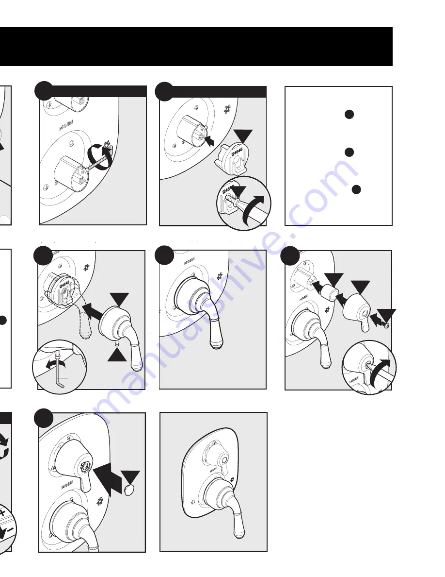 Moen INS729D T4110 SERIES Installation Instructions Manual Download Page 4