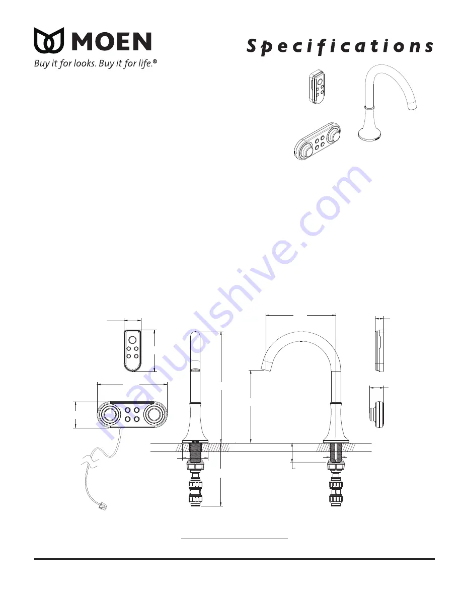 Moen io ICON T9621 series Скачать руководство пользователя страница 1