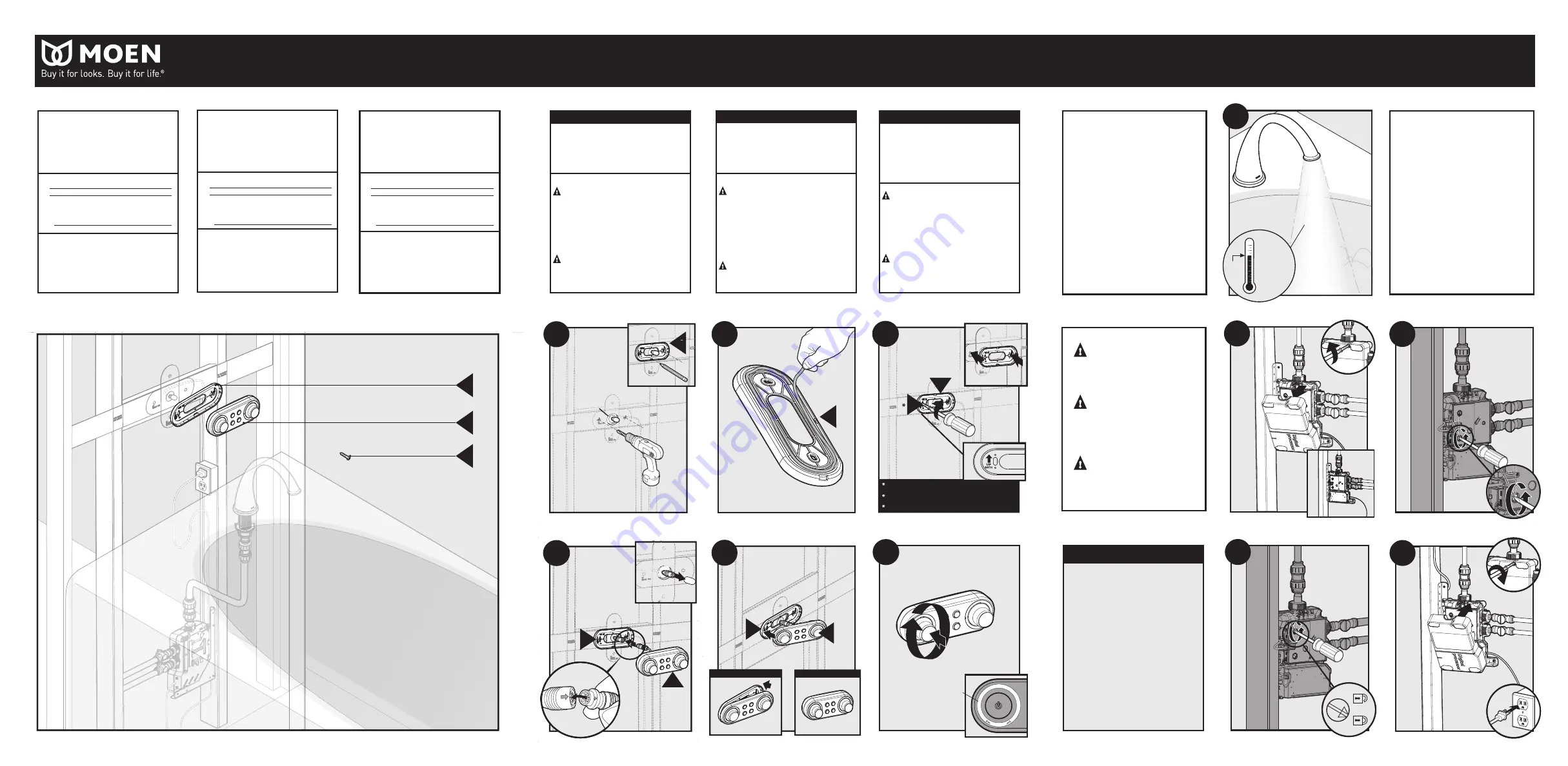 Moen ioDIGITAL TS3495 Series Manual Download Page 2