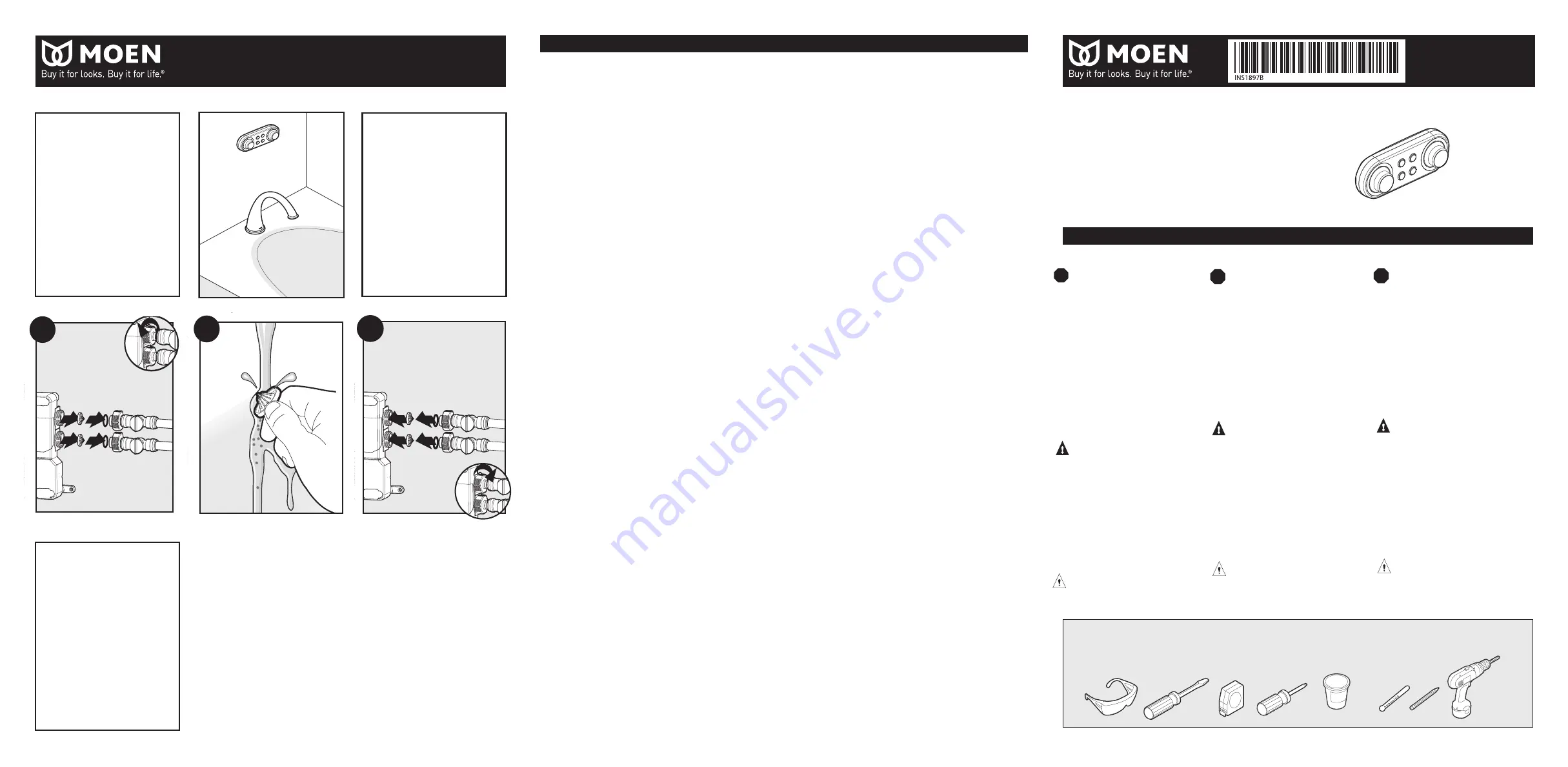 Moen ioDIGITAL TS3495 Series Manual Download Page 6