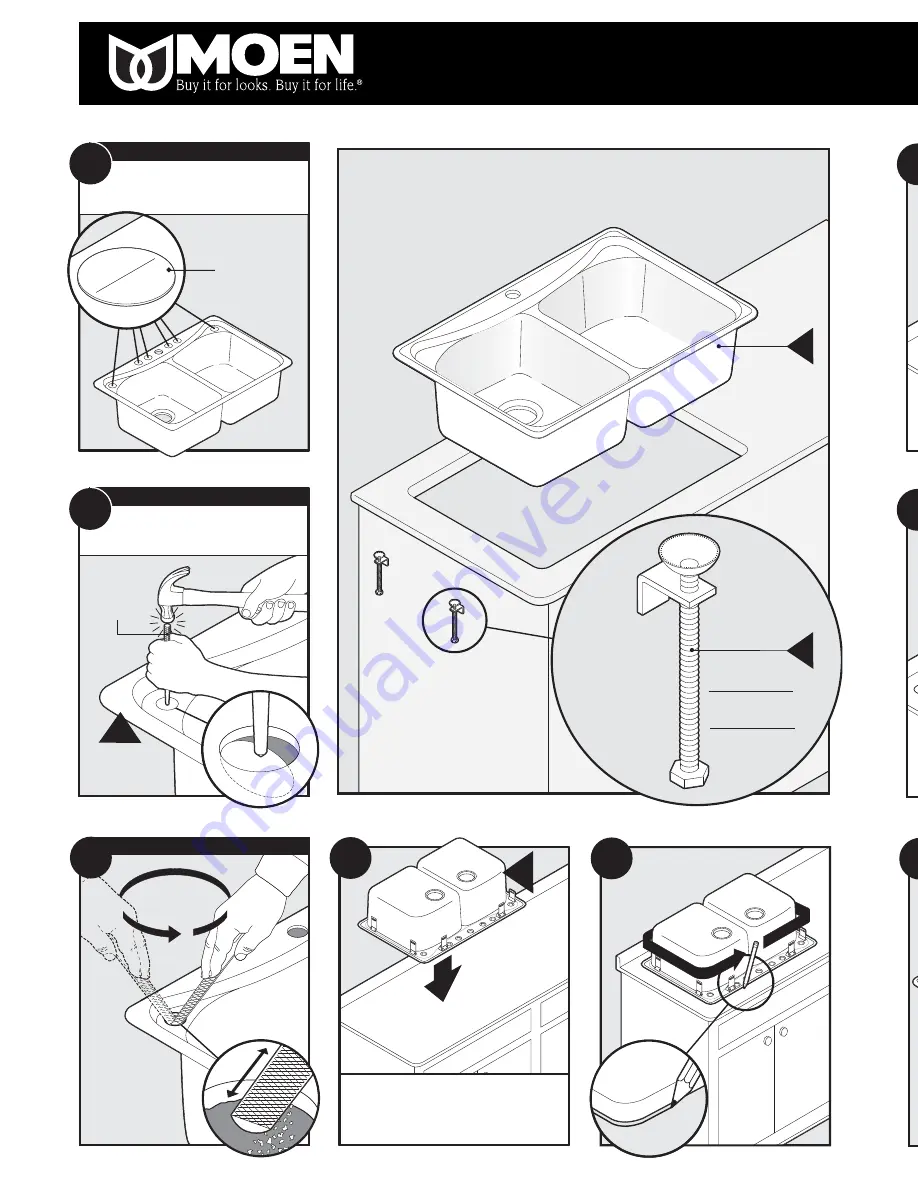 Moen MOENSTONE 25200 Series Product User Manual Download Page 2