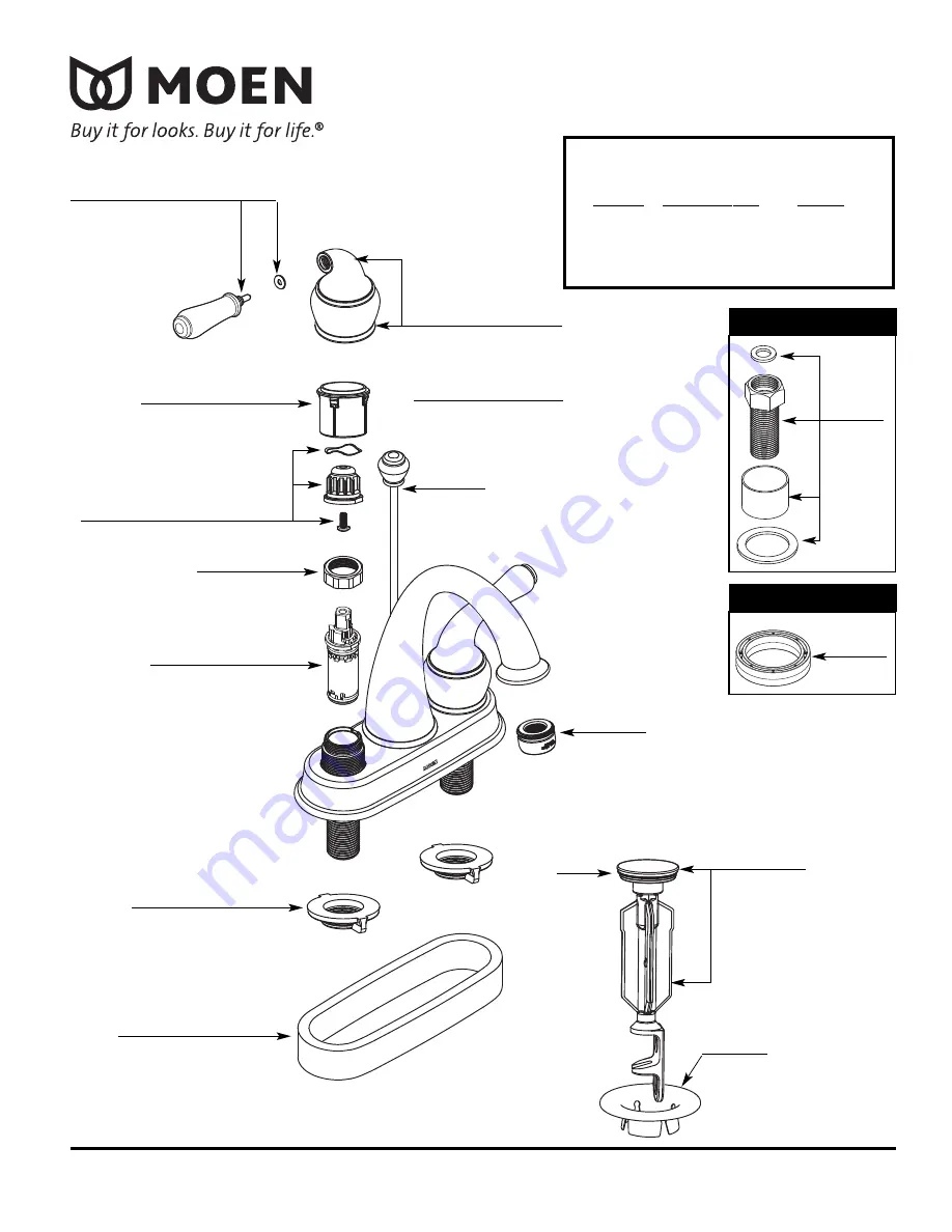 Moen MONTICELLO 84437ORB Скачать руководство пользователя страница 1