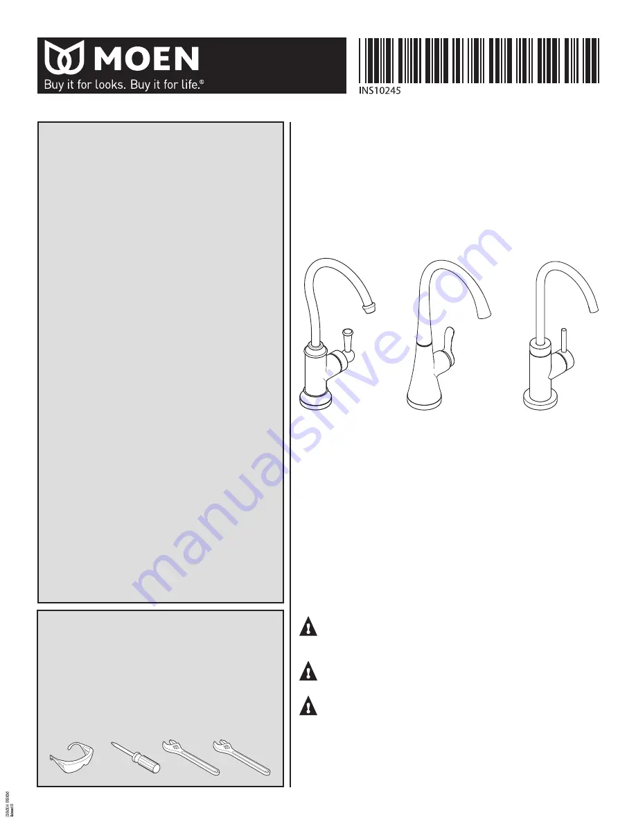 Moen S5510 Скачать руководство пользователя страница 1