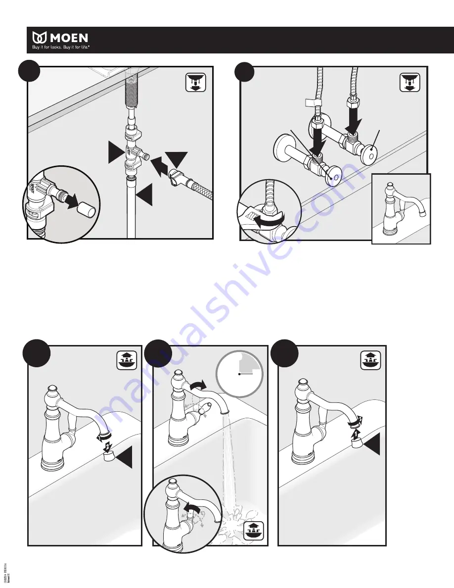 Moen S72101NL Installation Manual Download Page 6