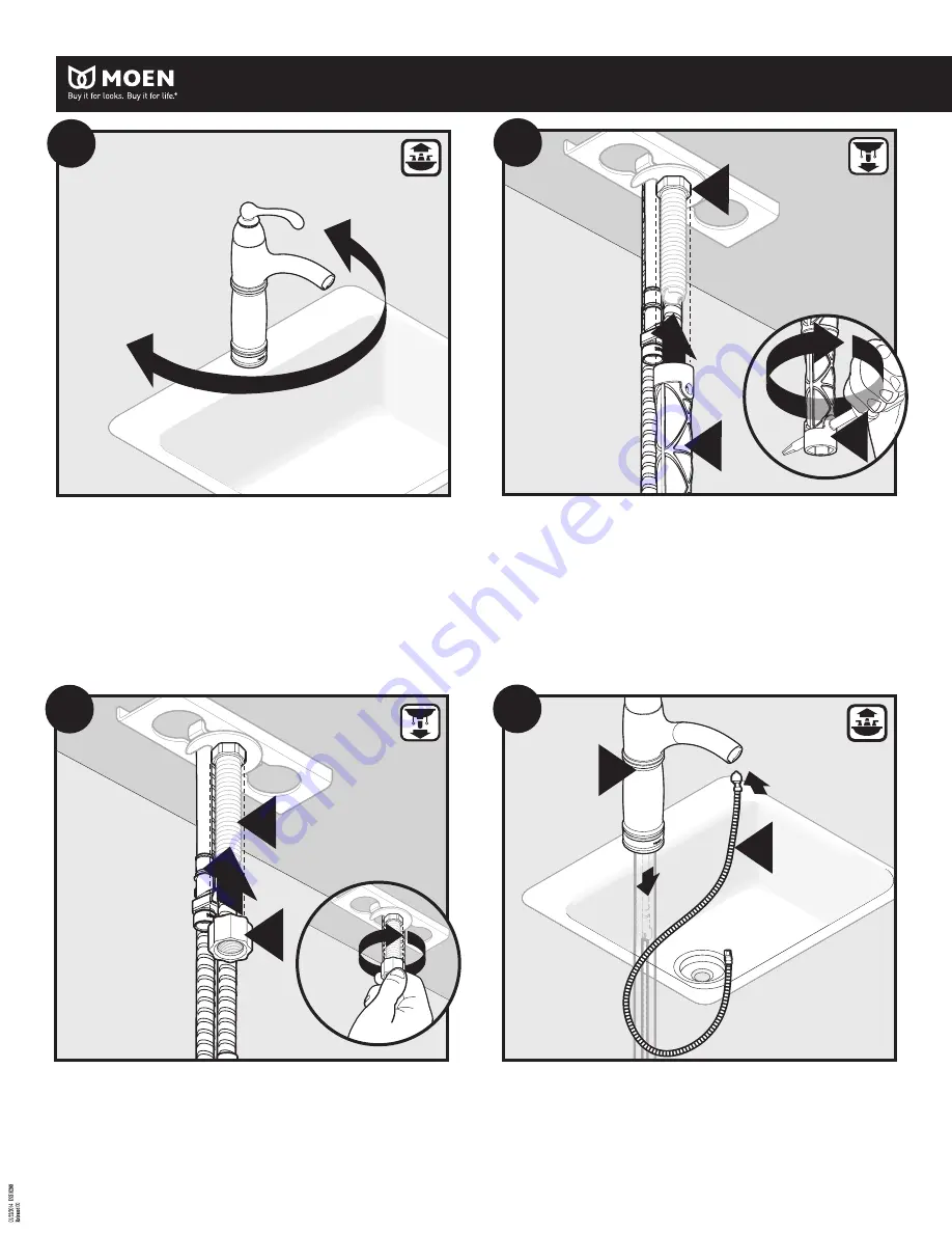 Moen S73709 Installation Manual Download Page 4