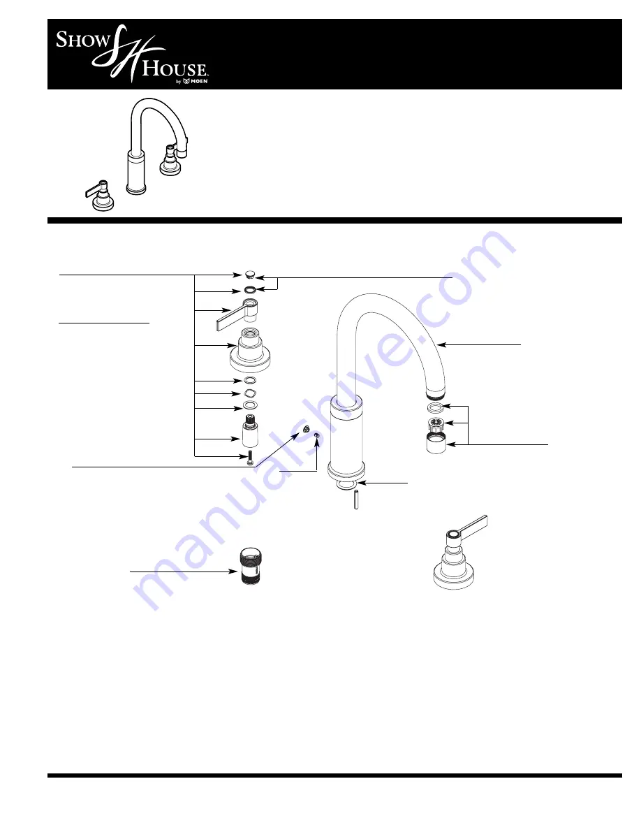 Moen Show House Solace TS274 Replacement Parts Download Page 1