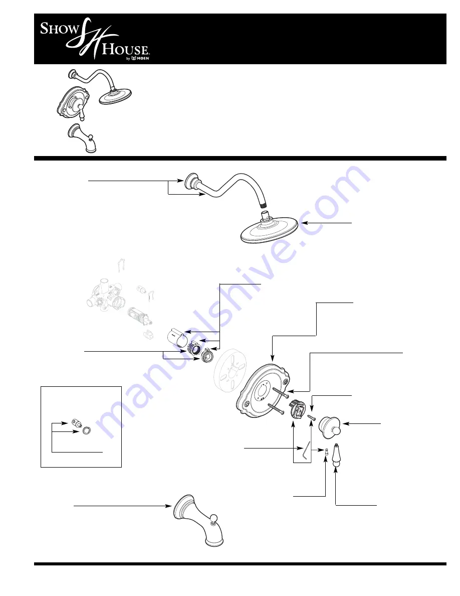 Moen Show House Waterhill TS310BN Скачать руководство пользователя страница 1