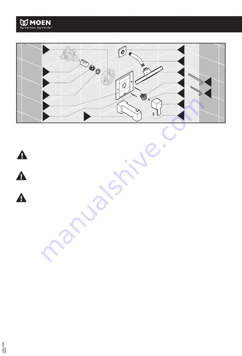 Moen T2191 Installation Manual Download Page 2