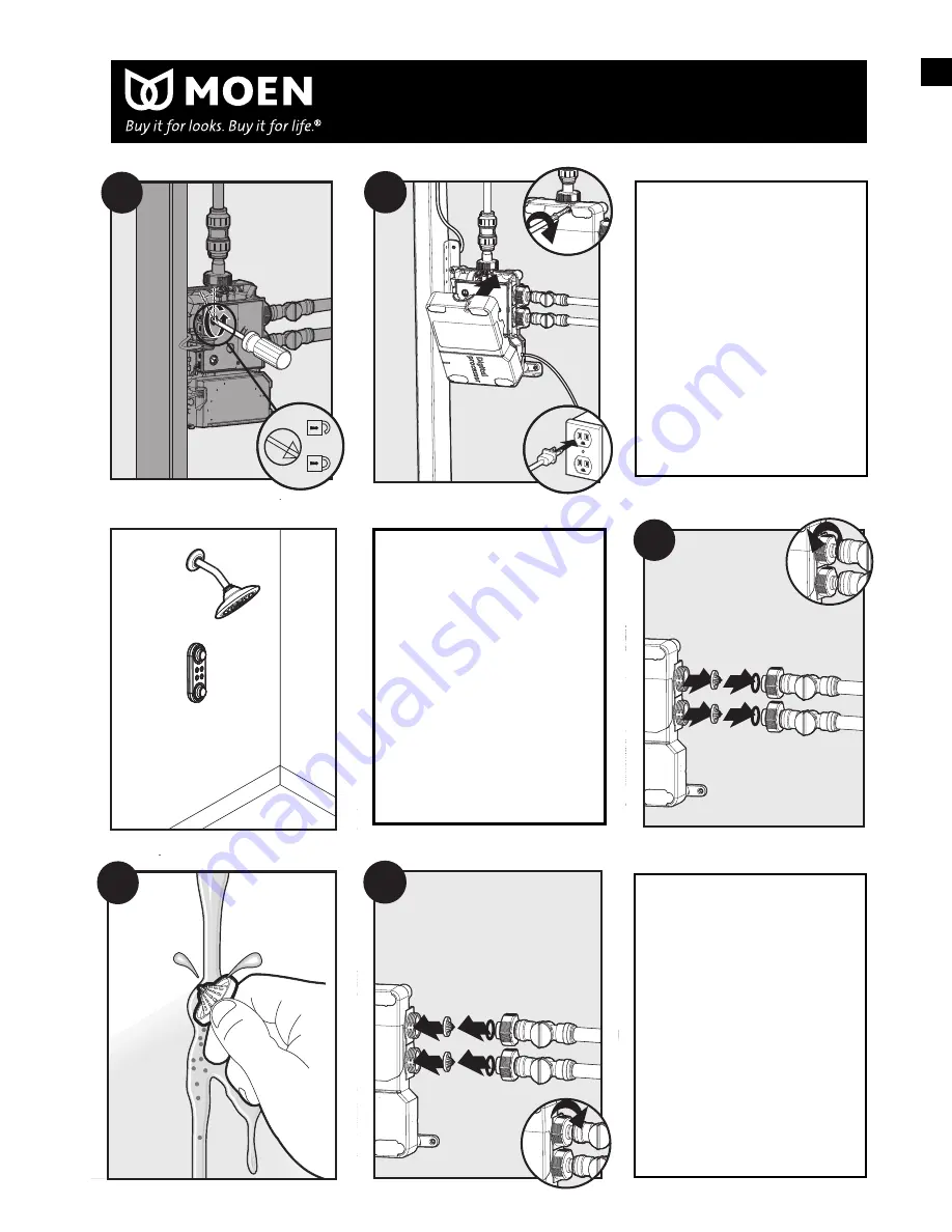 Moen T3405 SERIES Скачать руководство пользователя страница 5