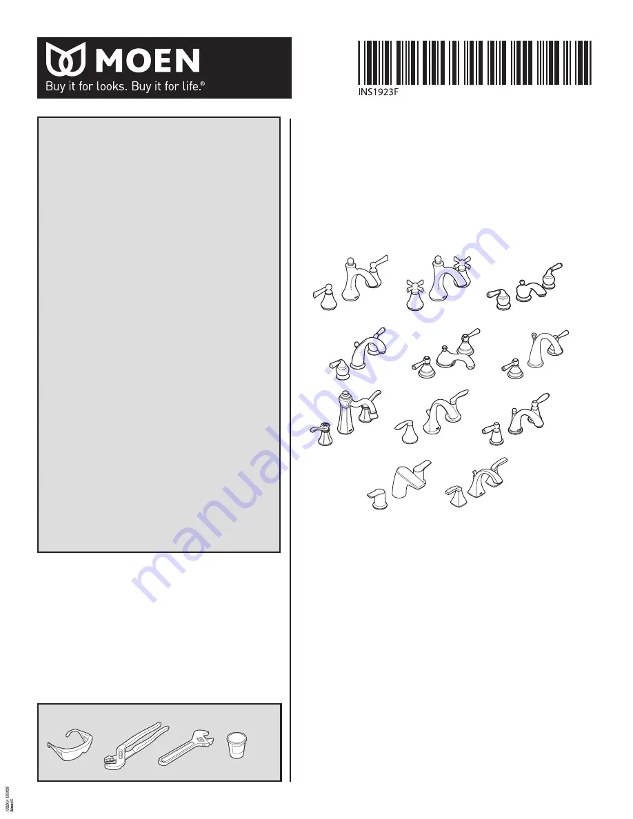 Moen T4520 Скачать руководство пользователя страница 1