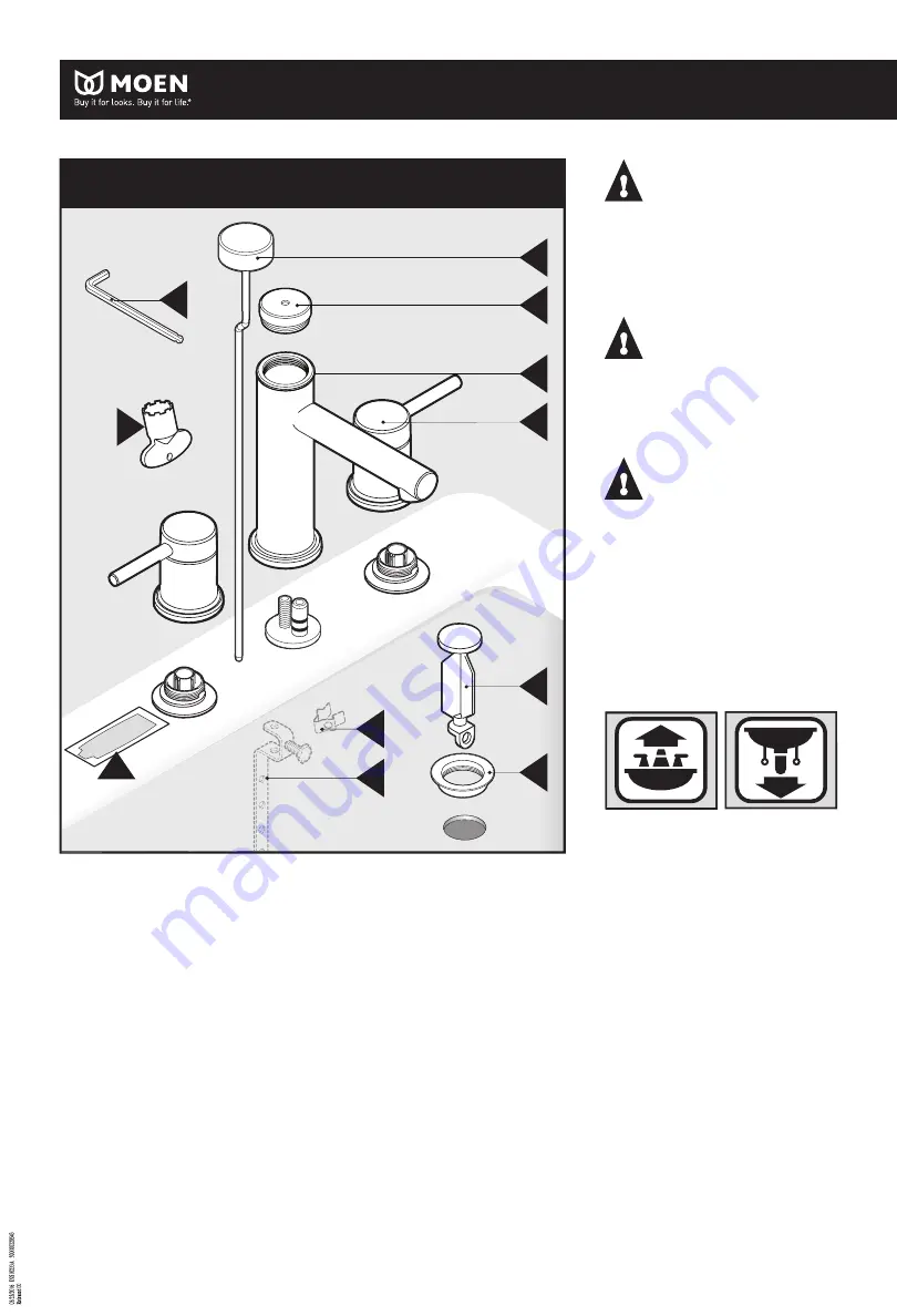 Moen T6805 Installation Manual Download Page 2