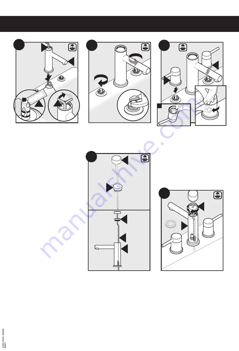 Moen T6805 Installation Manual Download Page 3