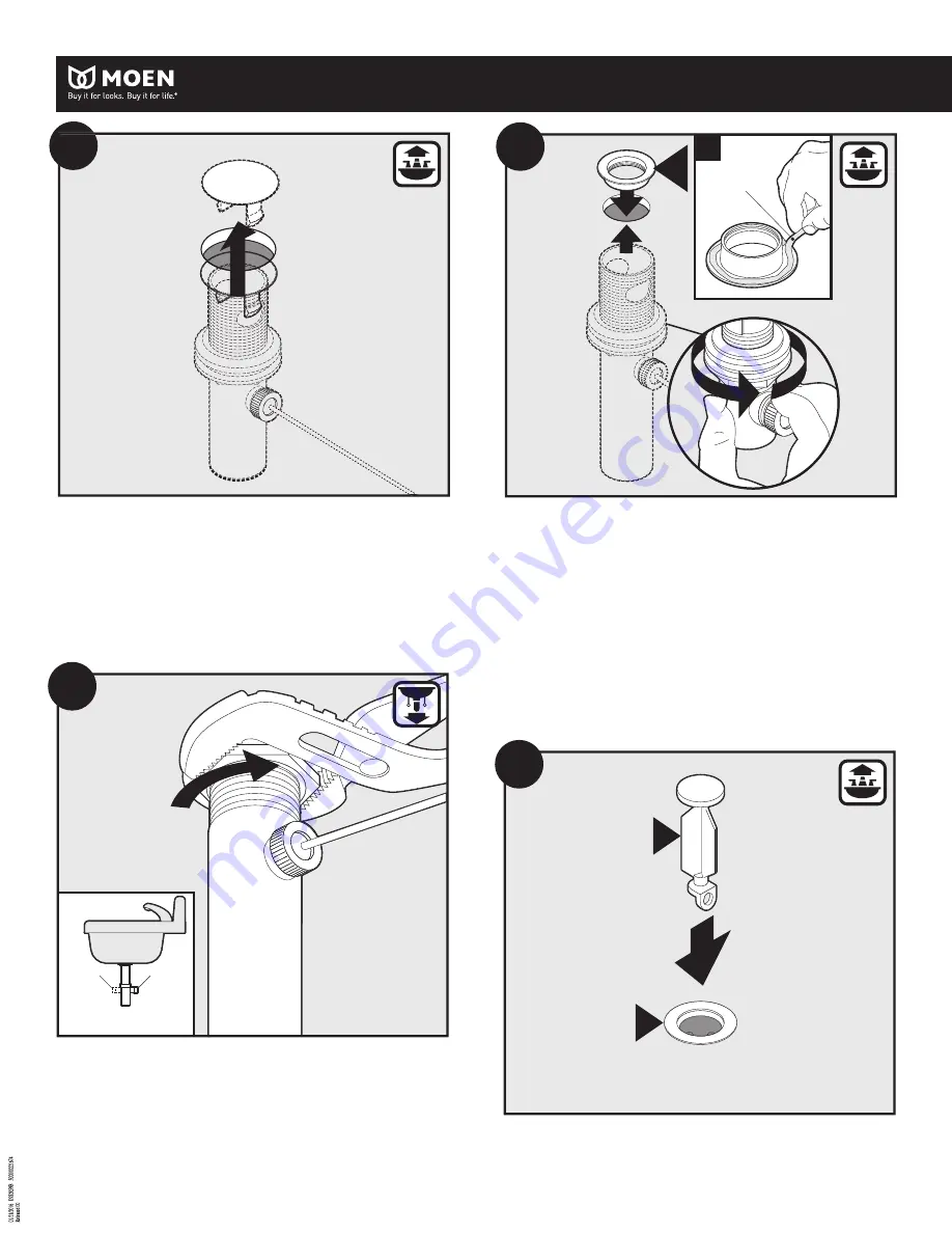 Moen TS448 Installation Manual Download Page 4