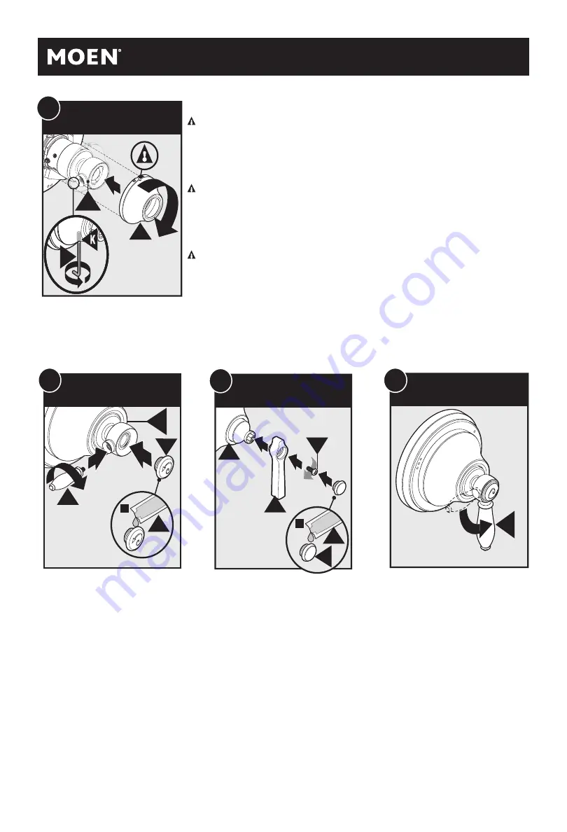 Moen TS4912 Series Installation Instructions Manual Download Page 5