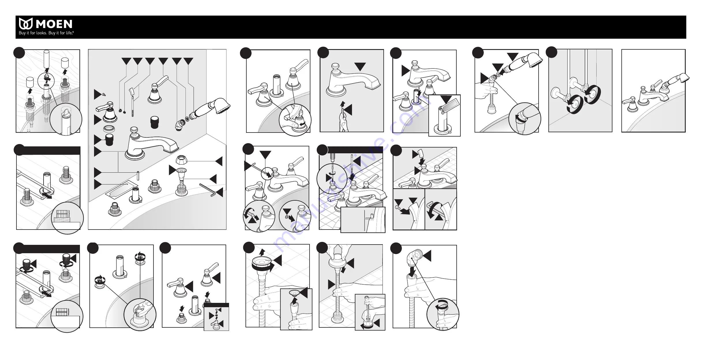 Moen TS964 Quick Start Manual Download Page 3