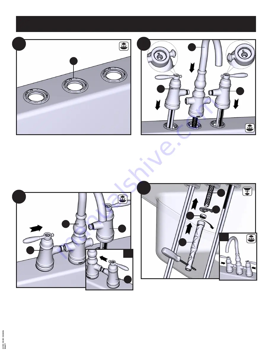 Moen Weymouth S73204 Installation Instructions Manual Download Page 3