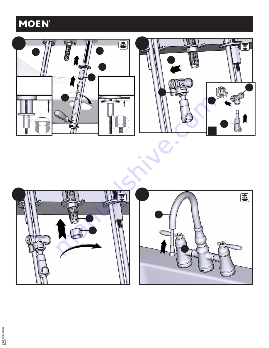 Moen Weymouth S73204 Installation Instructions Manual Download Page 4