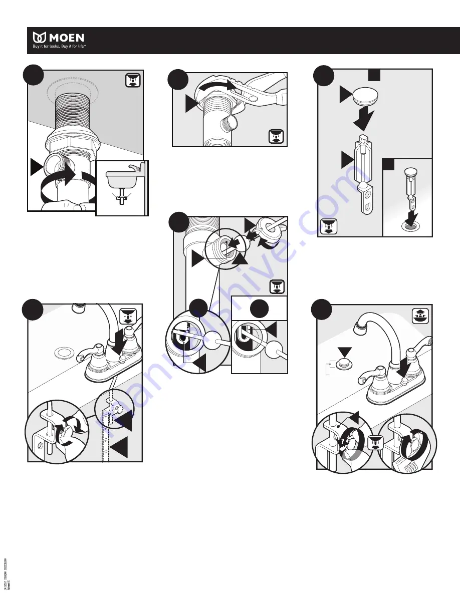 Moen WS84003 Скачать руководство пользователя страница 6
