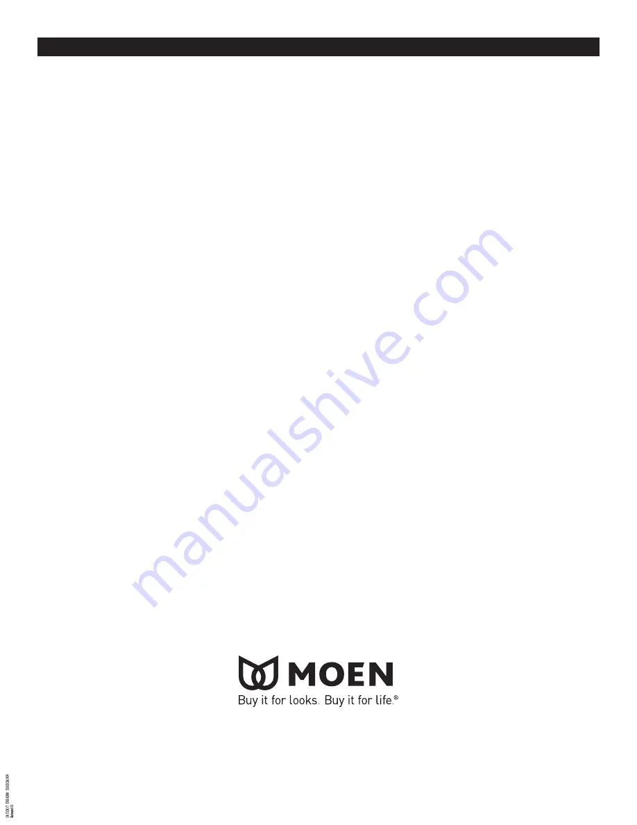 Moen WS84003 Instruction Sheet Download Page 8