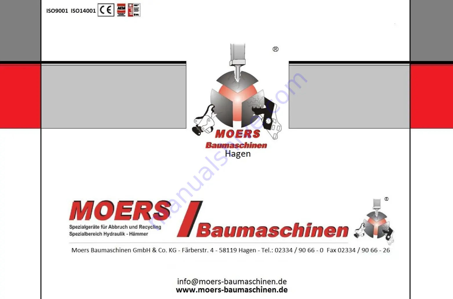 Moers Baumaschinen EHC 22 Скачать руководство пользователя страница 52