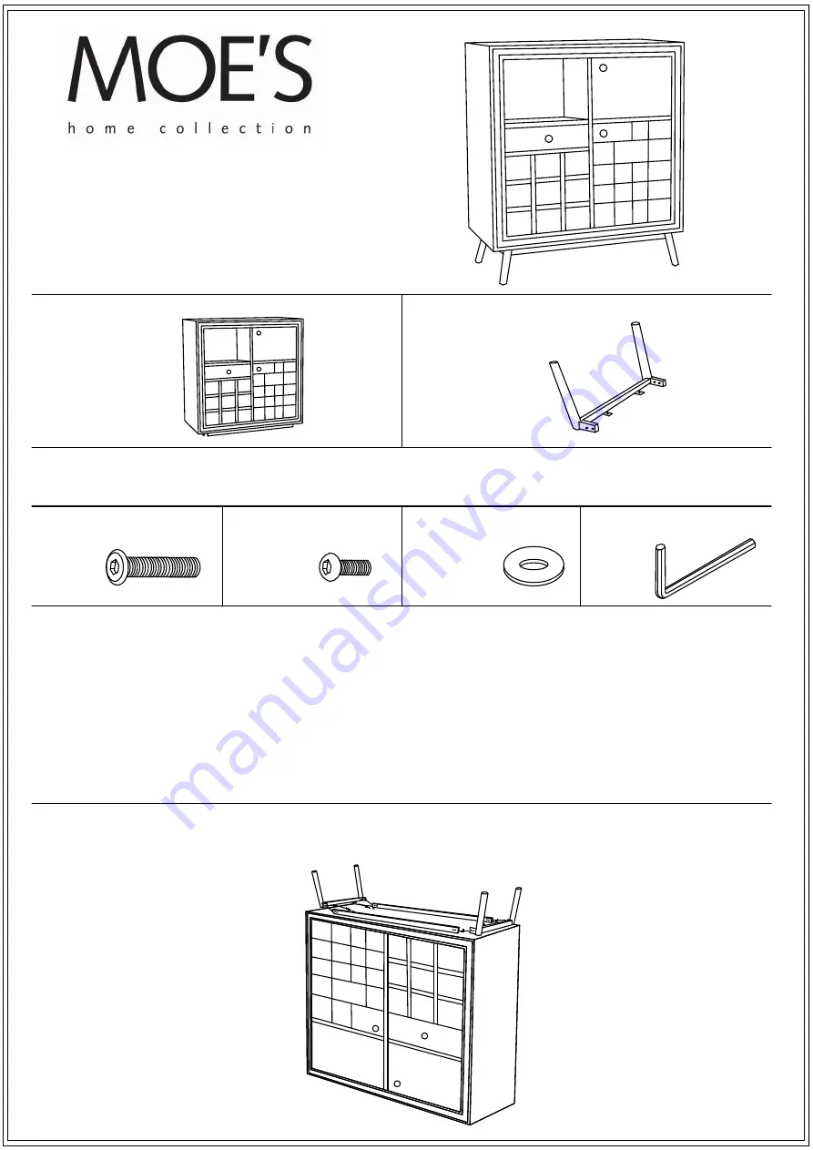 Moe's BZ-1062-20 Assembly Instructions Download Page 1