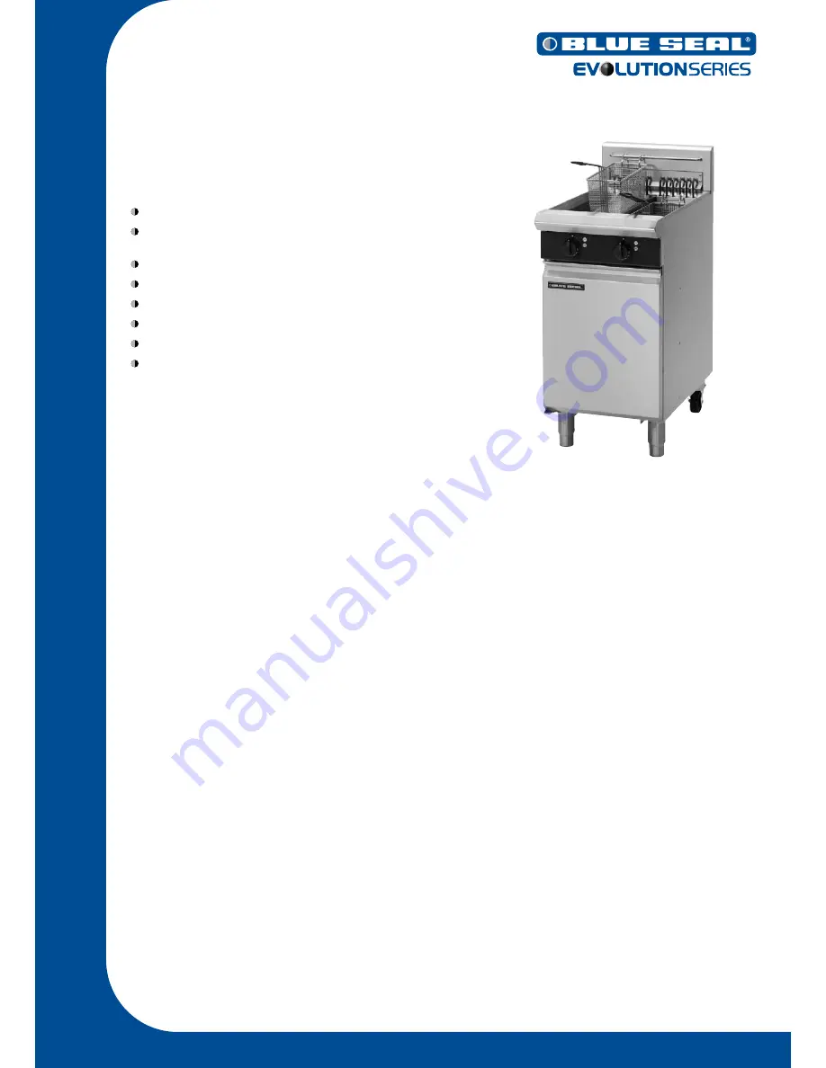 Moffat Blue Seal E44 Technical Data Sheet Download Page 1